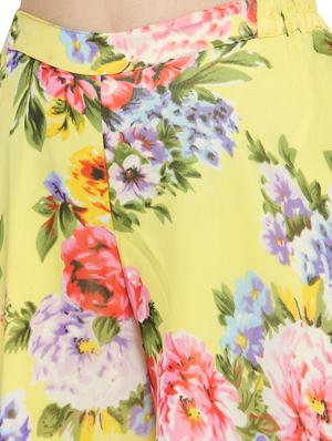high waist floral flared palazzo - 15628083 - Standard Image - 5