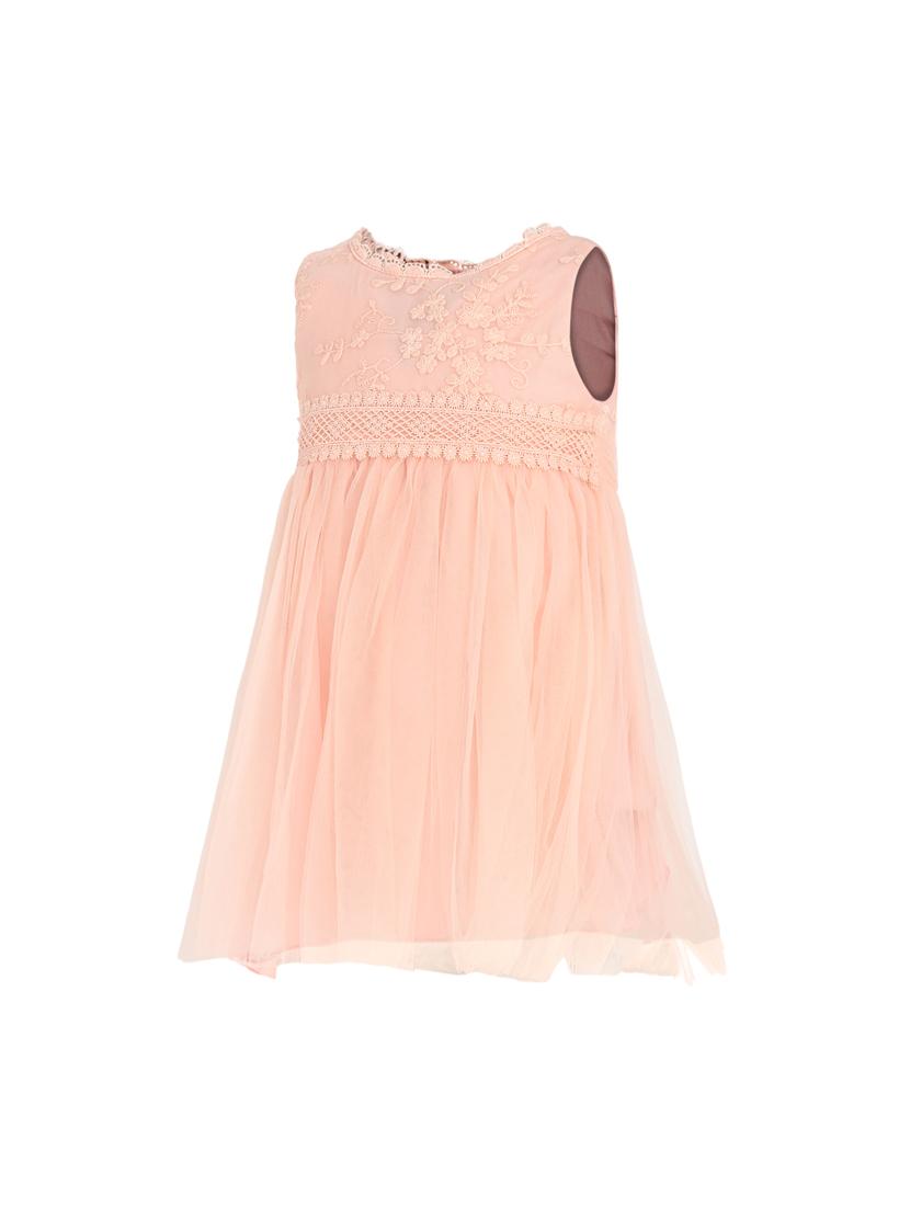 orange net frock - 15628881 - Zoom Image - 2