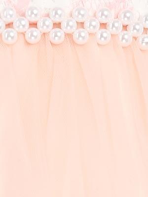 orange net frock - 15628894 - Standard Image - 5