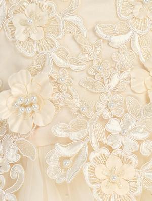 orange net frock - 15628900 - Standard Image - 5