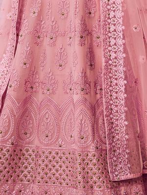 Tonal embroidered anarkalli suit - 15629095 - Standard Image - 2