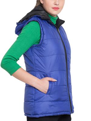 puffer hooded gilet jacket - 15629238 - Standard Image - 2