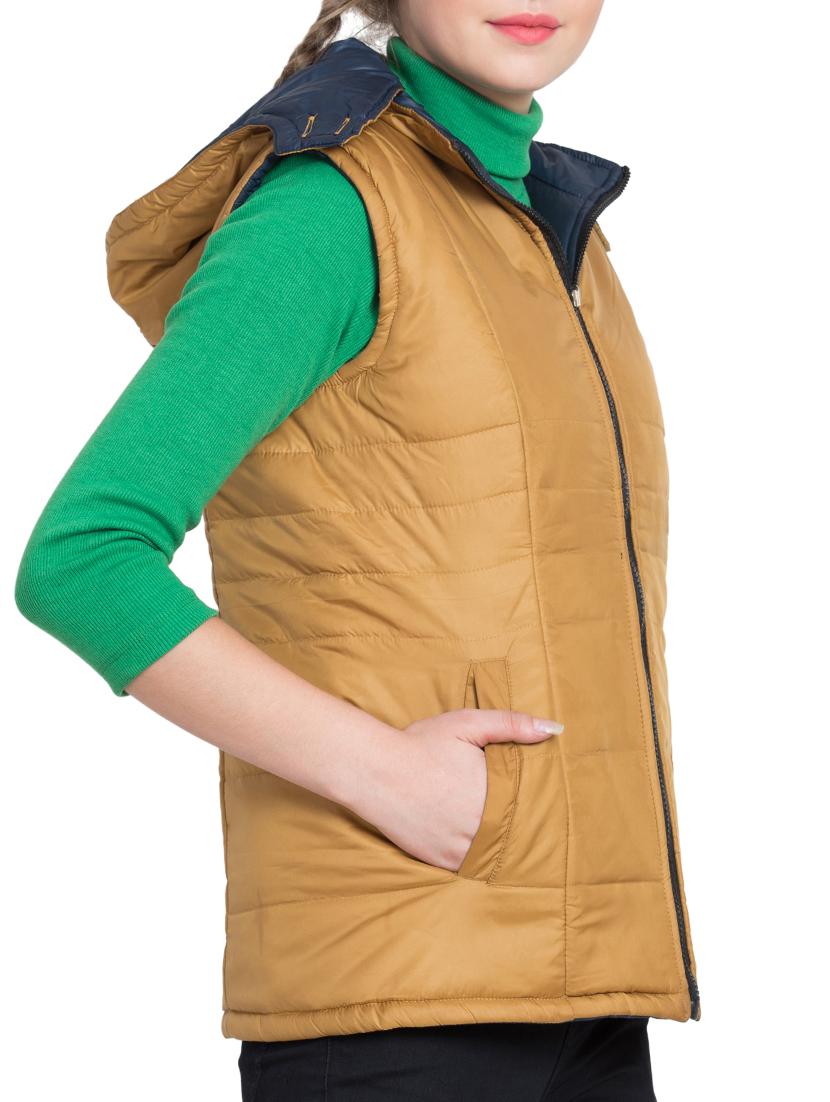 puffer hooded gilet jacket - 15629239 - Zoom Image - 2