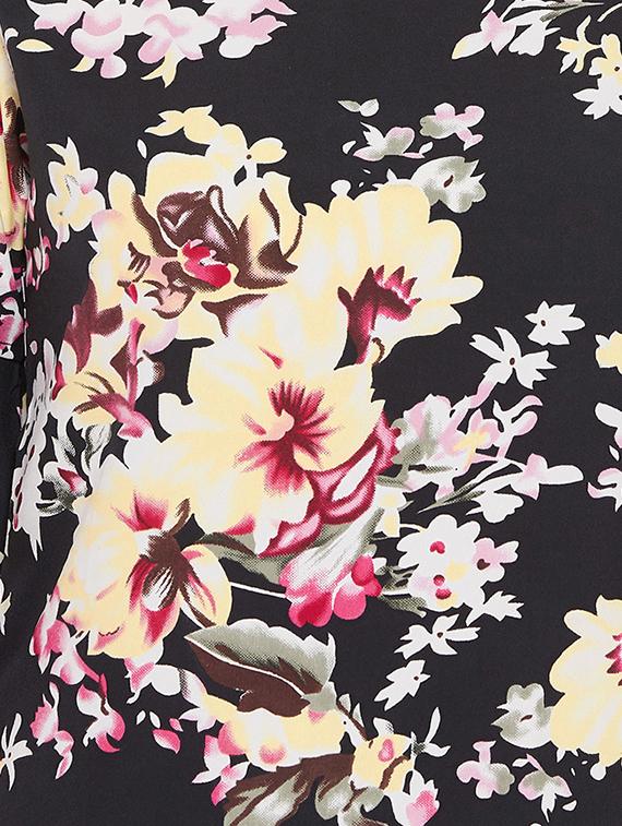cold shoulder floral top - 15629305 - Zoom Image - 5