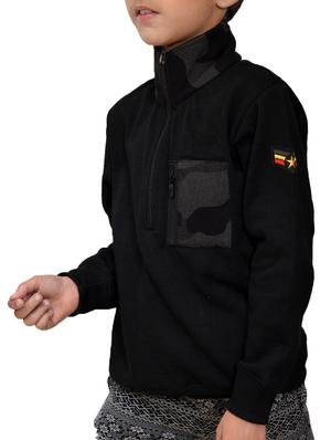 black fleece sweatshirt - 15629410 - Standard Image - 2