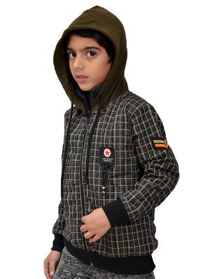 green cotton blend jacket - 15629414 - Standard Image - 2
