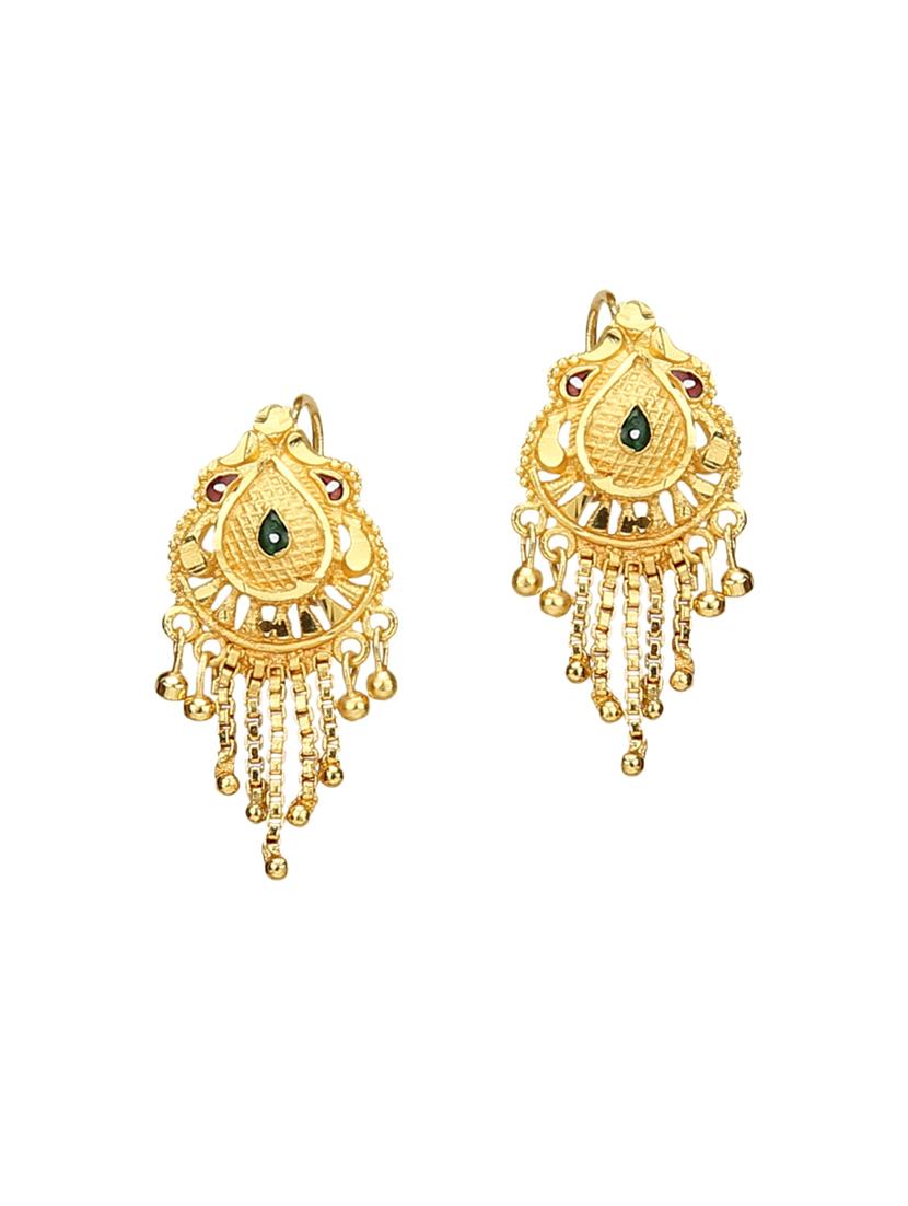 Gold Tone Necklace & Earrings Set - 15630801 - Zoom Image - 2