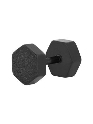 black satin less steel studs earring - 15635604 - Standard Image - 2