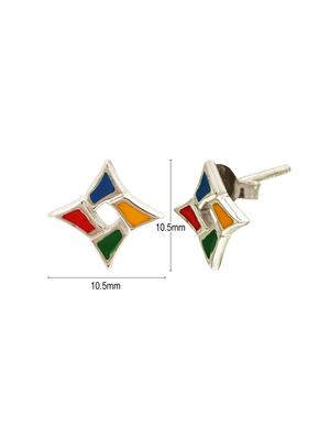 multi colored silver studs - 15635912 - Standard Image - 2