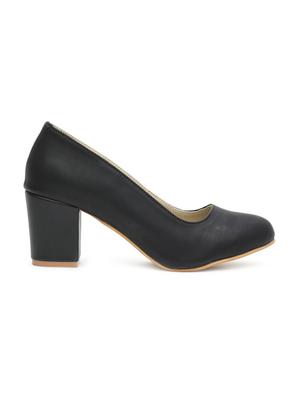 black slip on pumps - 15636249 - Standard Image - 2