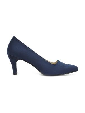 blue slip on pumps - 15636252 - Standard Image - 2