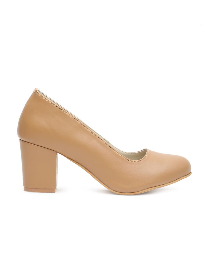 beige slip on pumps - 15636281 - Zoom Image - 2
