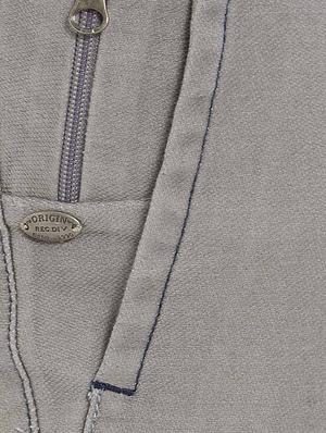 grey cotton washed jeans - 15637167 - Standard Image - 5