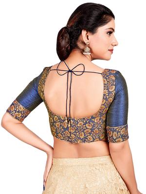 Self-design blouse with drawstring - 15637629 - Standard Image - 2