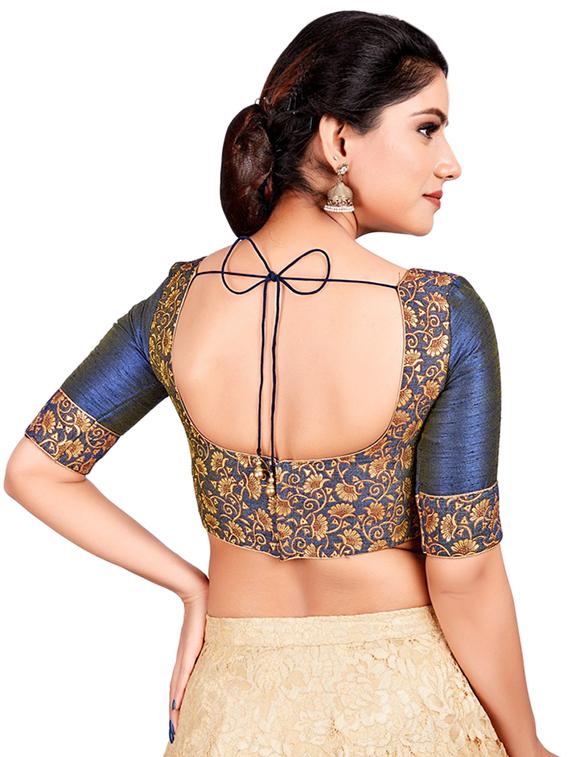 Self-design blouse with drawstring - 15637629 - Zoom Image - 2