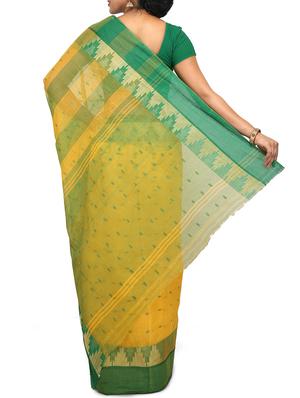 temple zari border tant saree - 15637720 - Standard Image - 2