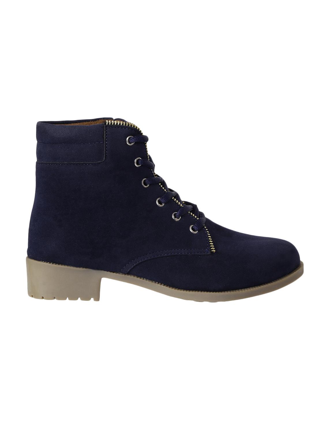 blue lace up ankle boots - 15640735 - Zoom Image - 2