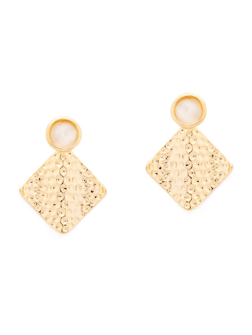 gold tone earrings - 15641114 - Zoom Image - 2
