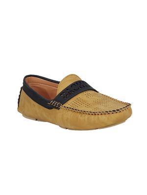 beige leatherette slip on loafers - 15642296 - Standard Image - 2
