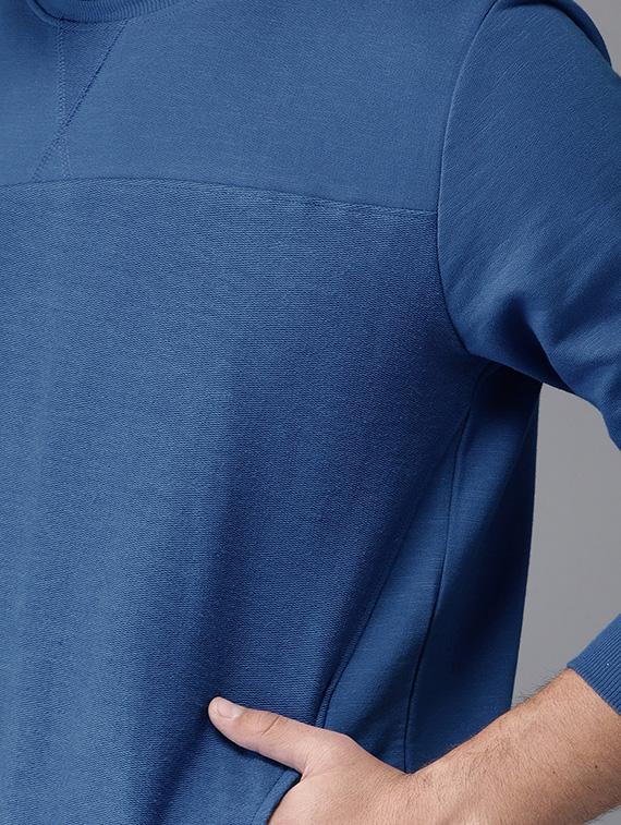 blue cotton sweatshirt - 15643041 - Zoom Image - 5