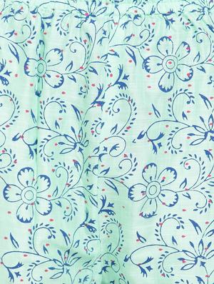 Block printed kurta with palazzo set - 15645538 - Standard Image - 5