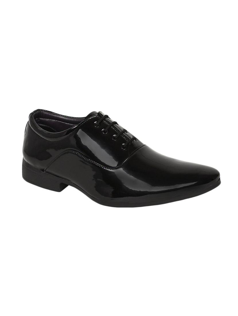 black Patent Leather lace-up oxfords - 15645884 - Zoom Image - 2