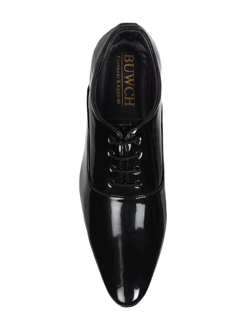 black Patent Leather lace-up oxfords - 15645884 - Zoom Image - 5
