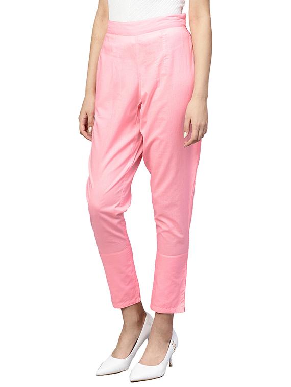 high waist flat front trouser - 15647884 - Zoom Image - 2