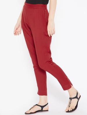 high waist flat front trouser - 15648800 - Standard Image - 2