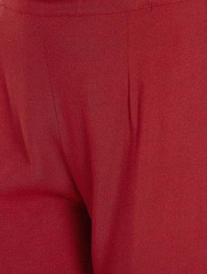 high waist flat front trouser - 15648800 - Standard Image - 5