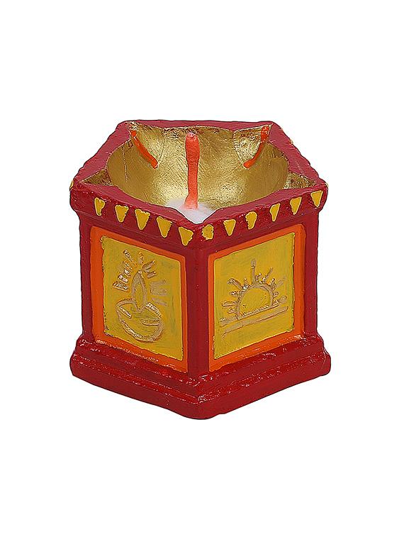aapno rajasthan handcrafted traditional tulsi deepak - 15649175 - Zoom Image - 5