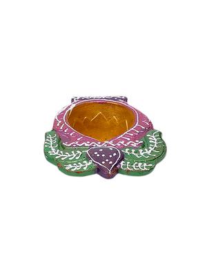 aapno rajasthan kalash design handpainted terracotta diyas - set of 6 - 15649182 - Standard Image - 5