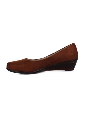 tan slip on wedges - 15650839 - Standard Image - 2