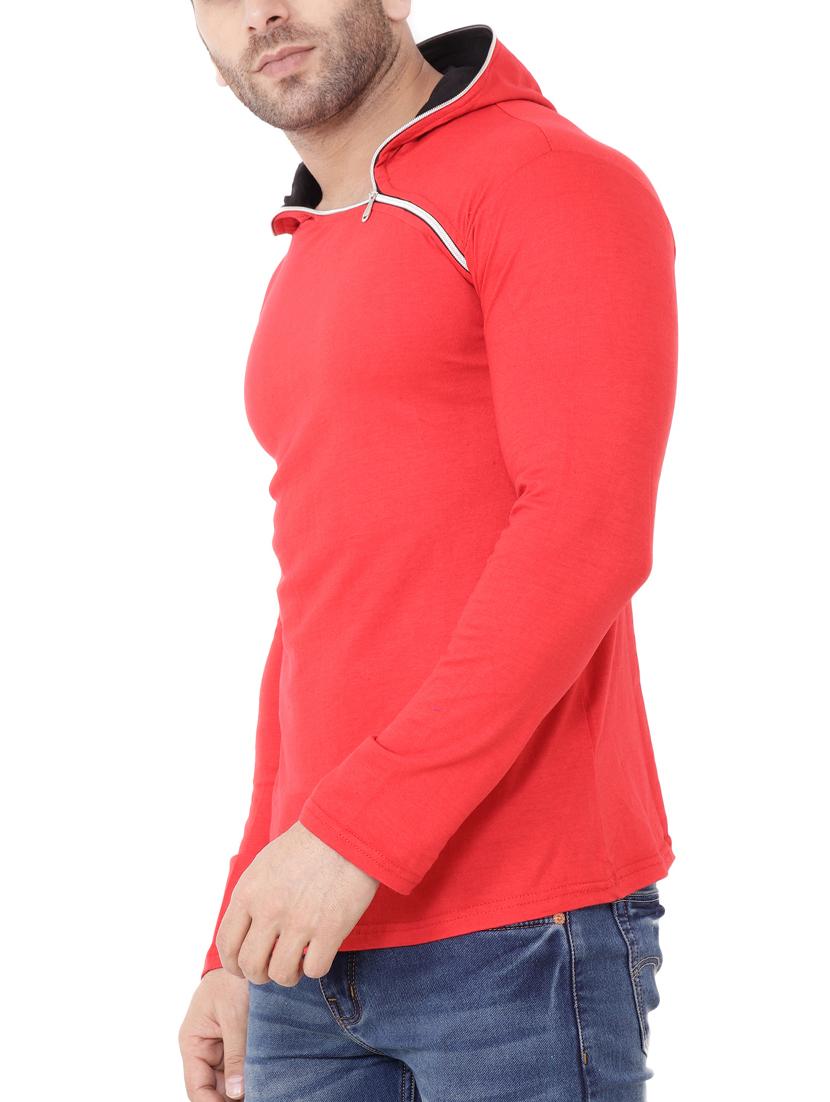 red cotton t-shirt - 15651671 - Zoom Image - 2