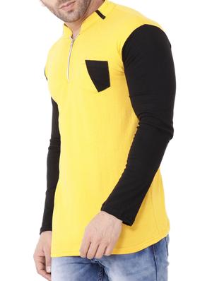 yellow cotton color bock t-shirt - 15651732 - Standard Image - 2