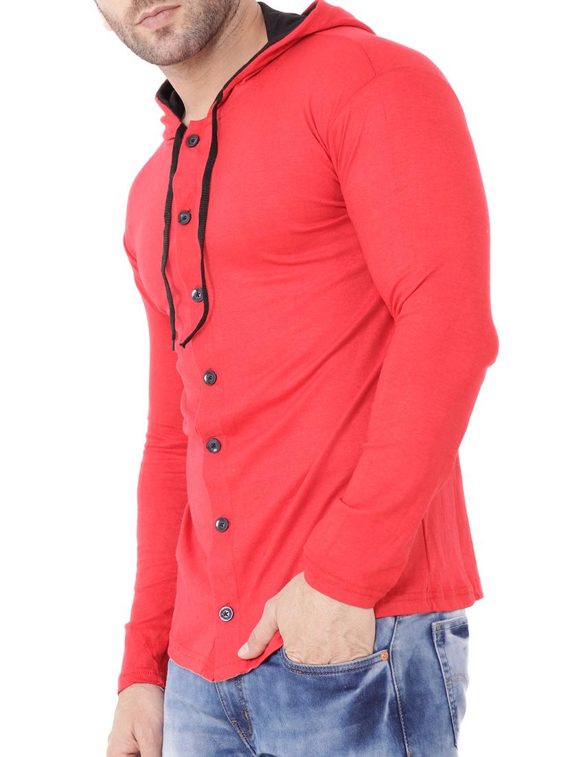 red cotton t-shirt - 15651733 - Zoom Image - 2