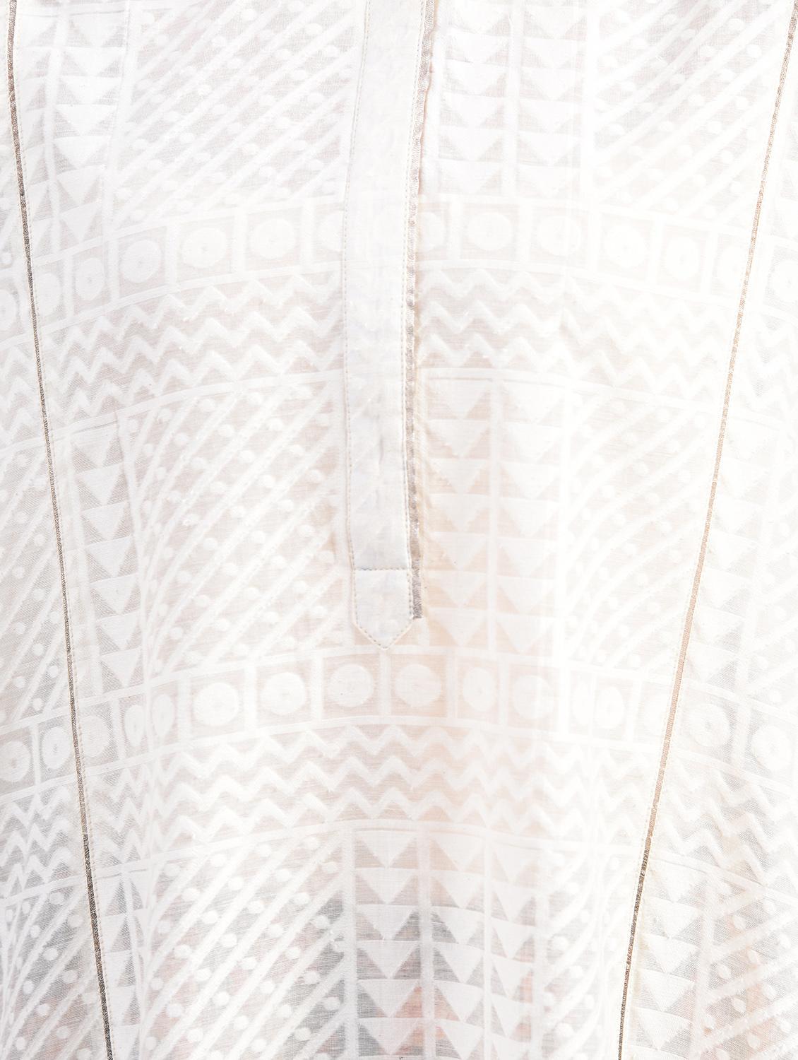 a-line self design kurta - 15653693 - Zoom Image - 5