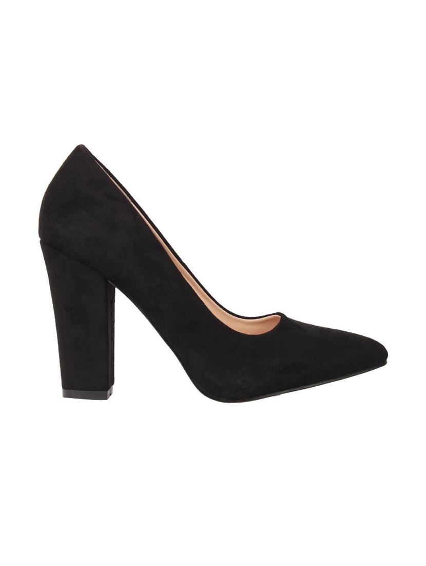 black suede slip on pumps - 15654436 - Zoom Image - 2
