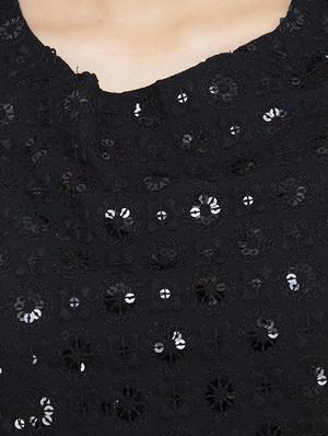 embellished a-line dress - 15655479 - Standard Image - 5