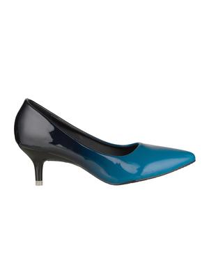 blue slip on pumps - 15655772 - Standard Image - 2