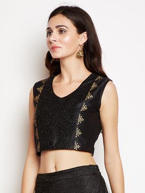 Foil printed silk blend blouse - 15657080 - Standard Image - 2