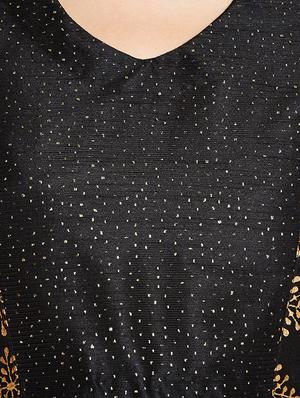Foil printed silk blend blouse - 15657080 - Standard Image - 5
