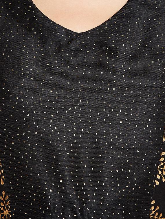 Foil printed silk blend blouse - 15657080 - Zoom Image - 5