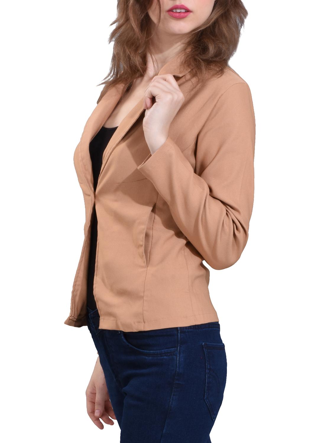 pocket detail solid blazer - 15657409 - Zoom Image - 2