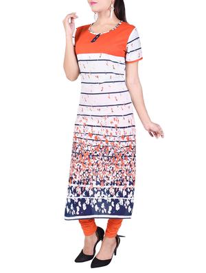 ditsy floral straight kurta - 15658408 - Standard Image - 2