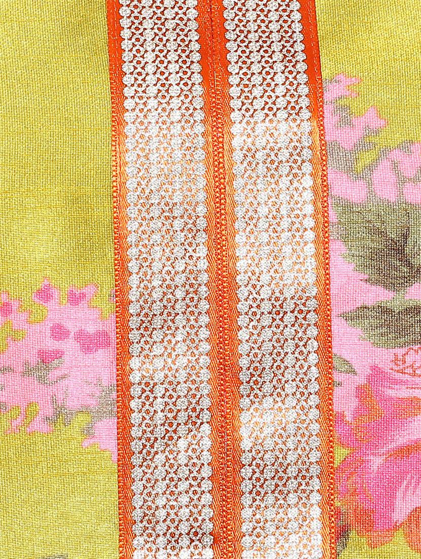 yellow synthetic straight kurti - 15659871 - Zoom Image - 5