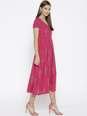 tassel tie-up gathered detail dress - 15669781 - Standard Image - 2