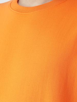 orange fleece sweatshirt - 15670938 - Standard Image - 5