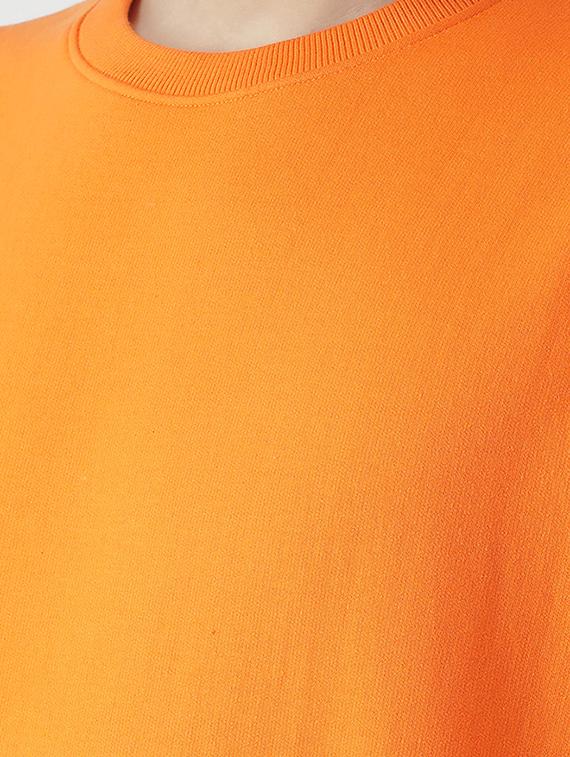 orange fleece sweatshirt - 15670938 - Zoom Image - 5