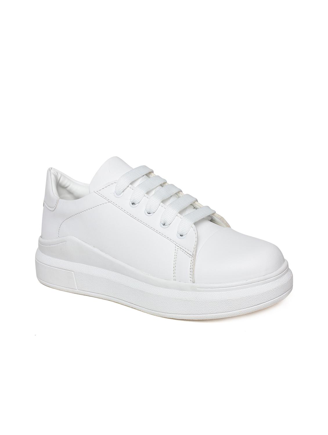 white lace-up sneakers - 15672365 - Zoom Image - 2